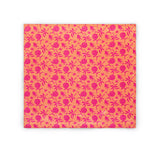 Pañuelo Camelia Naranja/Fucsia