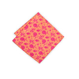 Pañuelo Camelia Naranja/Fucsia