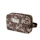 Neceser Amanda Palmas Marrón/Beige