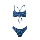 Olivia Bikini Aquarela Azul/Beige