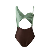 Cleo One piece Verde/Marrón