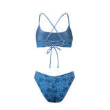 Olivia Bikini Palmas Celeste/Azul