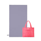 Pack Totebag Amanda Caracola + Toalla Essential Gris