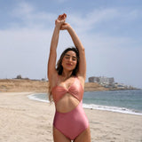 Cleo One piece Rosado/Naranja