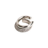 Dúo Neceser Victoria Maxi Camel + Earcuff doble Vera silver