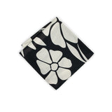 Pañuelo Floral Ivory/Negro