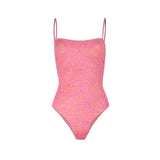 Kaia One Piece Leaves Fucsia/Naranja