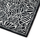Pañuelo Leaves Ivory/Negro