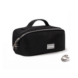 Dúo Neceser Victoria Maxi Negro + Earcuff doble Vera silver