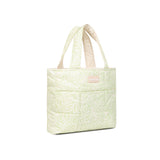 Totebag Amanda Leaves Verde/Ivory