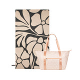 Pack Weekender Conchitas Nude + Toalla Floral Ivory/Negro