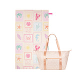 Pack Weekender Conchitas Nude + Toalla Postales Multicolor