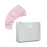 Pack Turbante Kala Rosado + Neceser Victoria Mini Menta