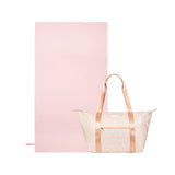 Pack Weekender Conchitas Nude + Toalla Essential Palo Rosa