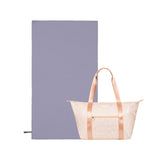 Pack Weekender Conchitas Nude + Toalla Essential Gris