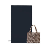 Pack Totebag Amanda Palmas + Toalla Essential Negro