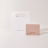 Dúo Neceser Victoria Maxi Camel + Earcuff doble Vera silver