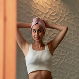 Pack Turbante Kala Rosado + Neceser Victoria Mini Menta