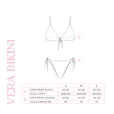 Vera Bikini Palmas Marrón/Beige