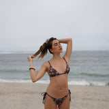 Vera Bikini Palmas Marrón/Beige