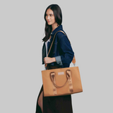 Totebag Victoria Camel