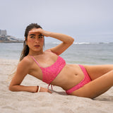 Olivia Bikini Caracola Rosado/Naranja